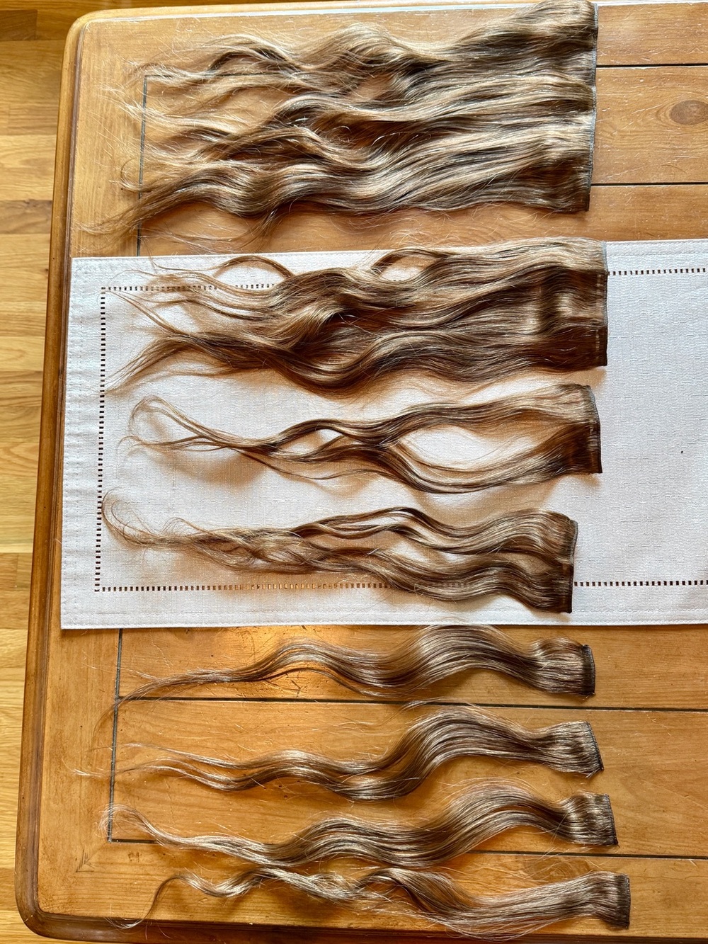 Dazzle 100% Human Remy Hair Clip-In Extensions - brown - Picture 3 of 6
